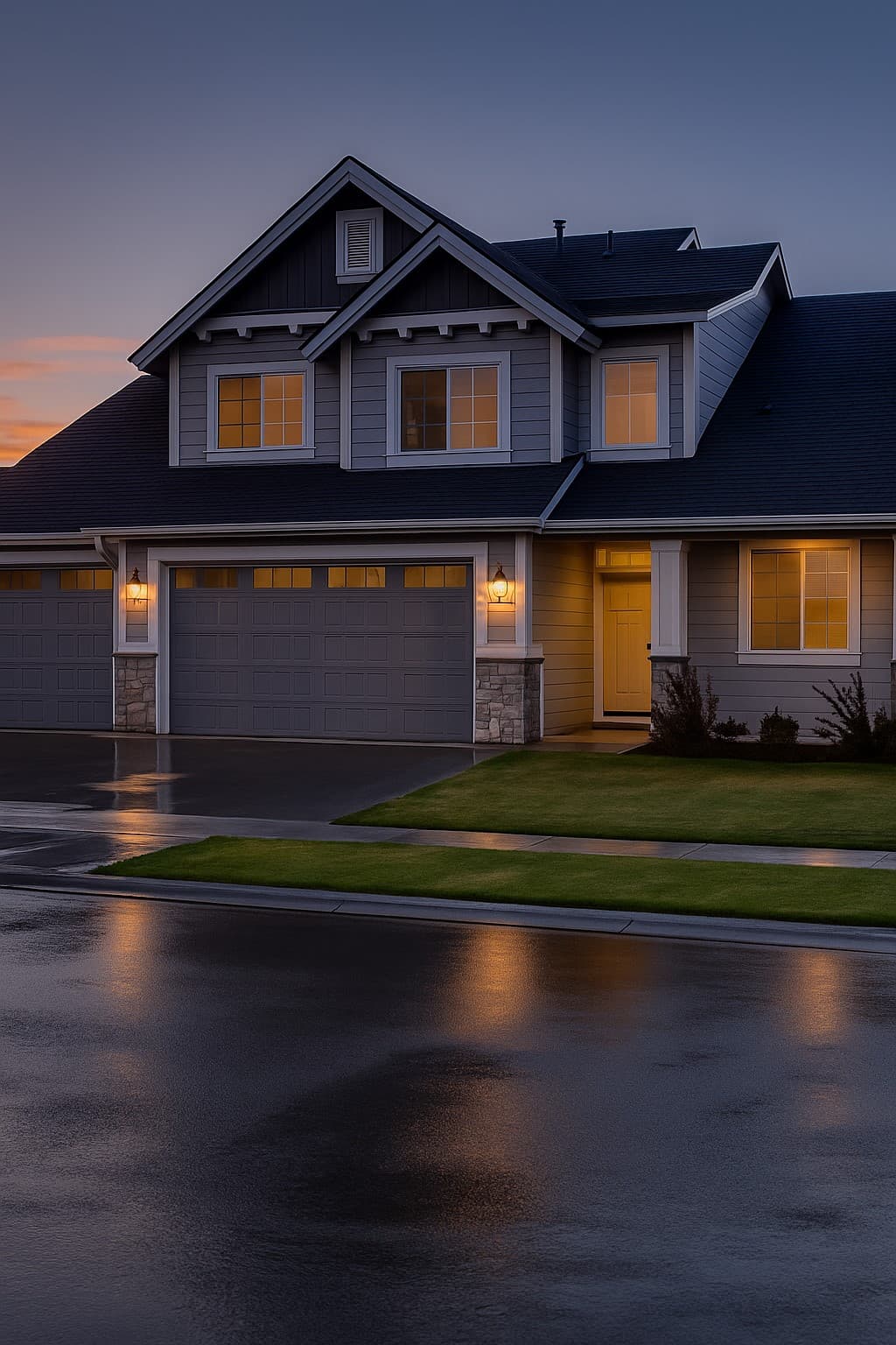 Hero image of modern home