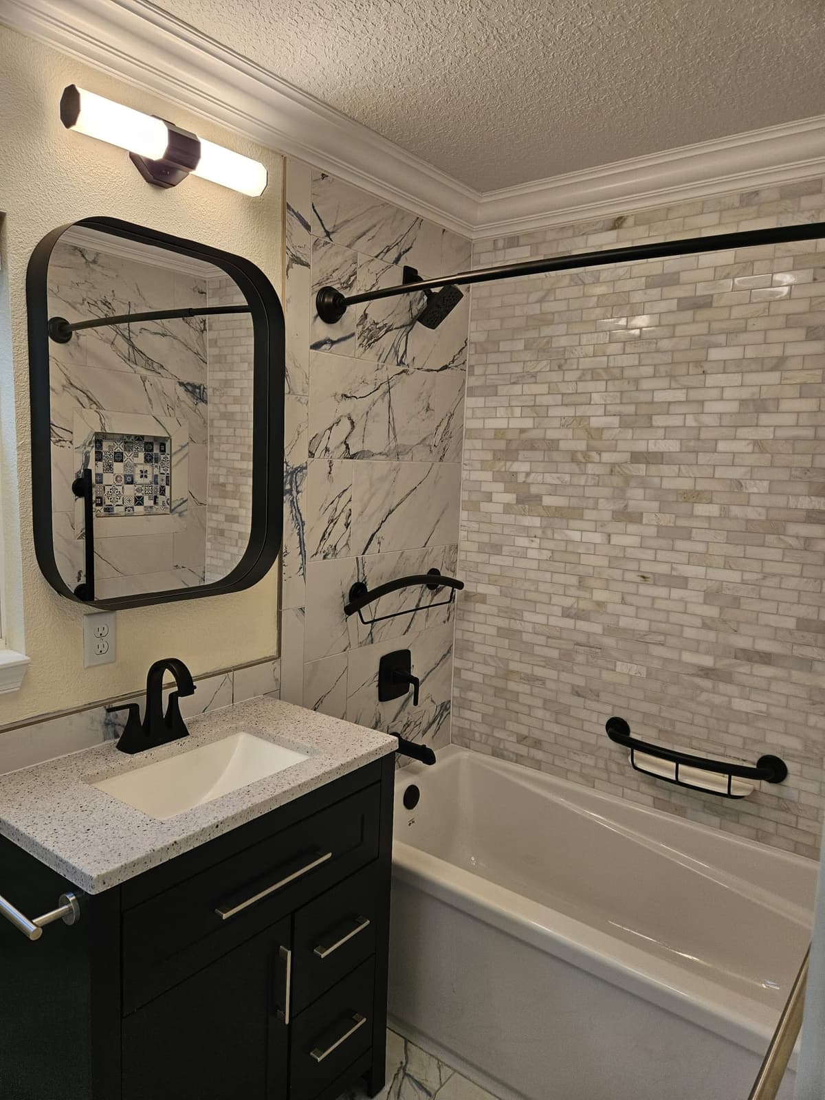 Modern luxury bathroom renovation