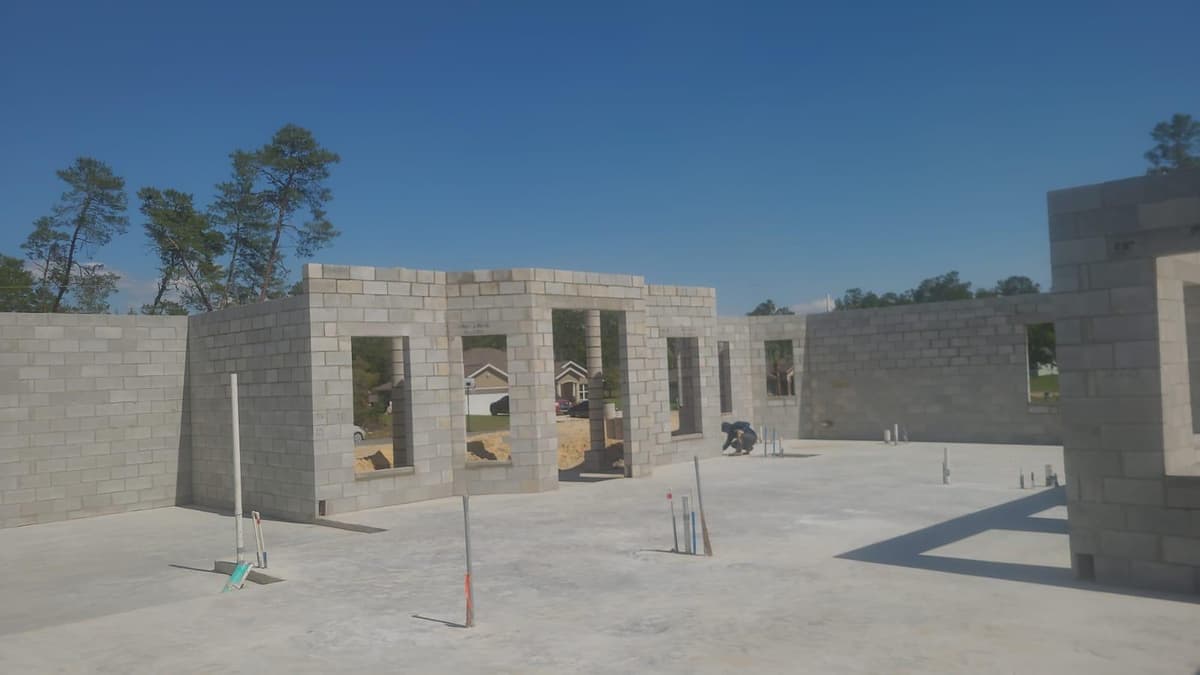 Framing and block wall phase